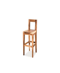 Siyona Suar wood Bar Stool | Wihardja Furniture Singapore monkey pod live edge dining room