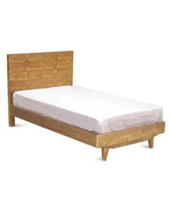 solid wood single size bed frame
