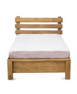 solid wood single size bed frame