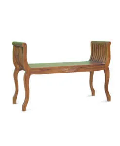 bench with beautiful carving