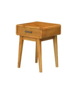 solid wood bedside table