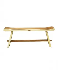 solid wood dining bench