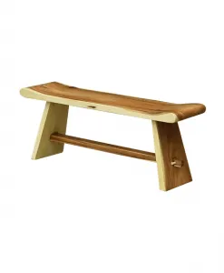 solid wood dining bench
