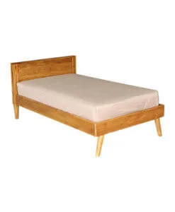 Cooper Teak Bed Frame Super Single for bedroom (1) | Wihardja Furniture Singapore solid wood furniture for bedroom sg