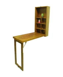 solid wood floating table