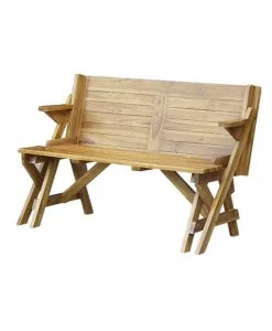 space saving foldable table and bench