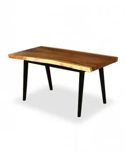 industrial design solid wood dining table