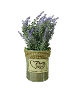 Lavender in a Tin flower (1) | Wihardja Furniture Singapore Lavender decor for living room love heart