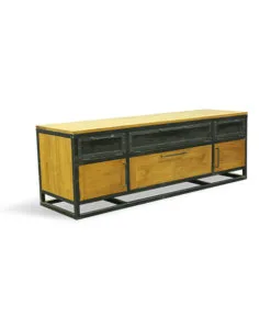 solid wood tv console