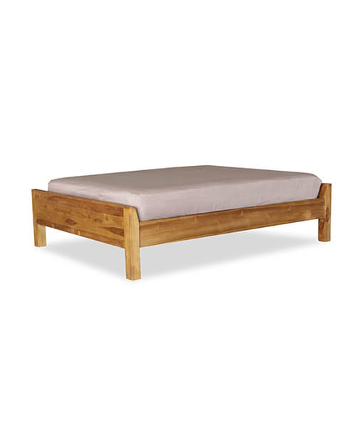 Laraine Teak Bed Frame Super Single Shop Furniture Online in Singapore