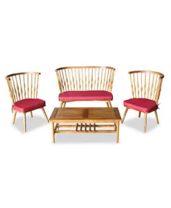 mid century living room sofa set
