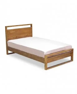 strong and durable solid teak wood bed frame