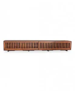 Solid teak wood tv console sg