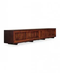 Solid teak wood tv console sg