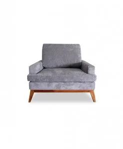 Solid Teak Wood Single Seat Sofa