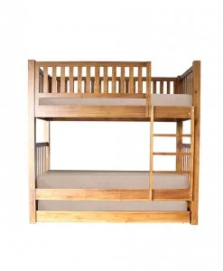 Solid Wood Bunk bed with pull out bed