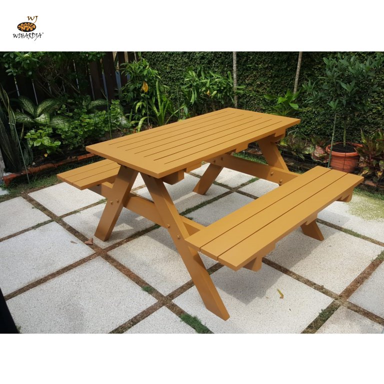 Tessa Teak Outdoor Bench Colored Shop Furniture Online in Singapore