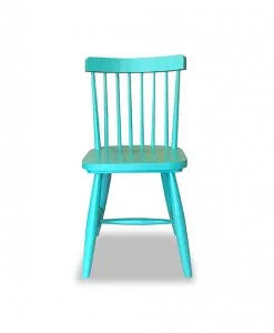 cottage design dining chair in turquoise