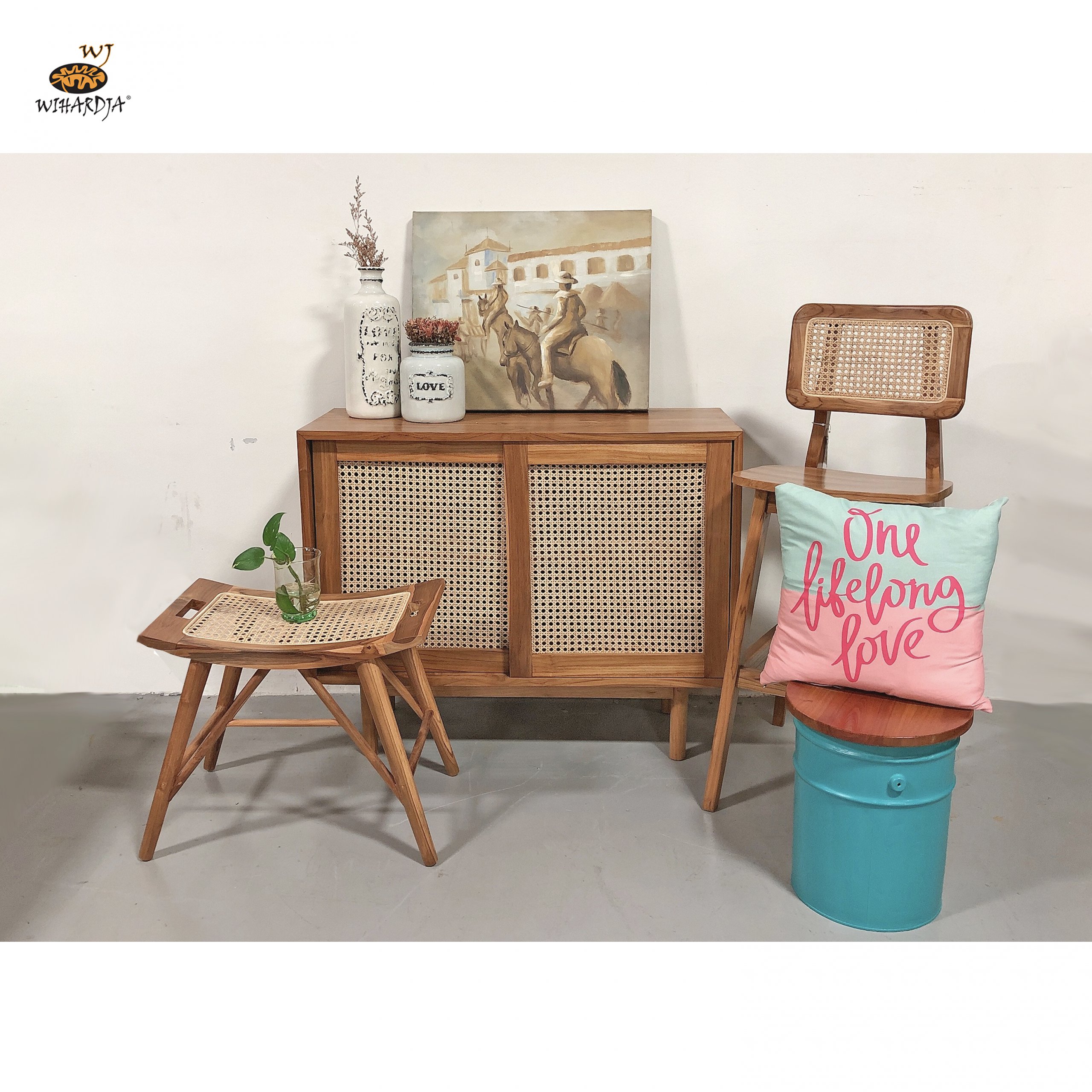 nature rattan with rattan stool and rattan bar stool singapore