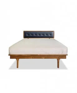 Adysen Teak Platform Bed Frame King