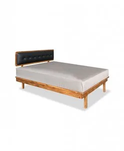Alternative view of Adysen Teak Platform Bed Frame King