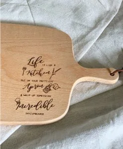 Alternative view of Serving Cheese Board - Life is like Kitchen