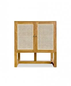 Ademola Teak Cabinet Rattan