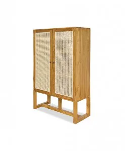Alternative view of Abbagail Teak Cabinet Rattan