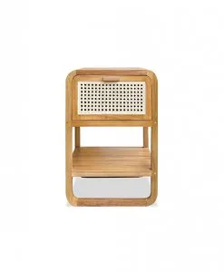 Aero Teak Side Table Rattan