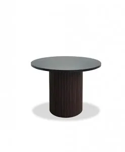 Agata Teak Fluted Dining Table Round