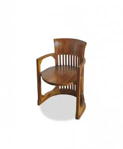 Barrel Teak Arm Chair