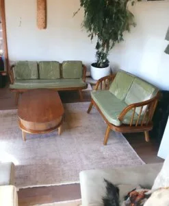 Alternative view of Aahna Teak Sofa 2 Seater