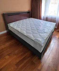 Alternative view of Charlena Teak Storage Platform Bed Frame King