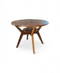 Alysandra Teak Round Dining Table