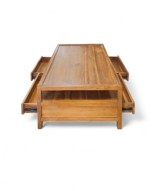 Shyloh Solid Teak Wood Coffee Table living room furniture sg