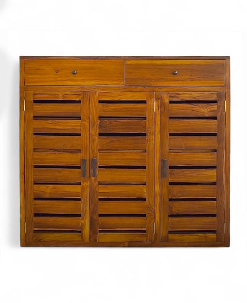 Straton Teak Shoe Cabinet storage furniture sg