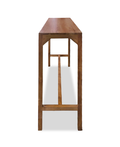 Rueben Solid Teak Wood Bar Table SG