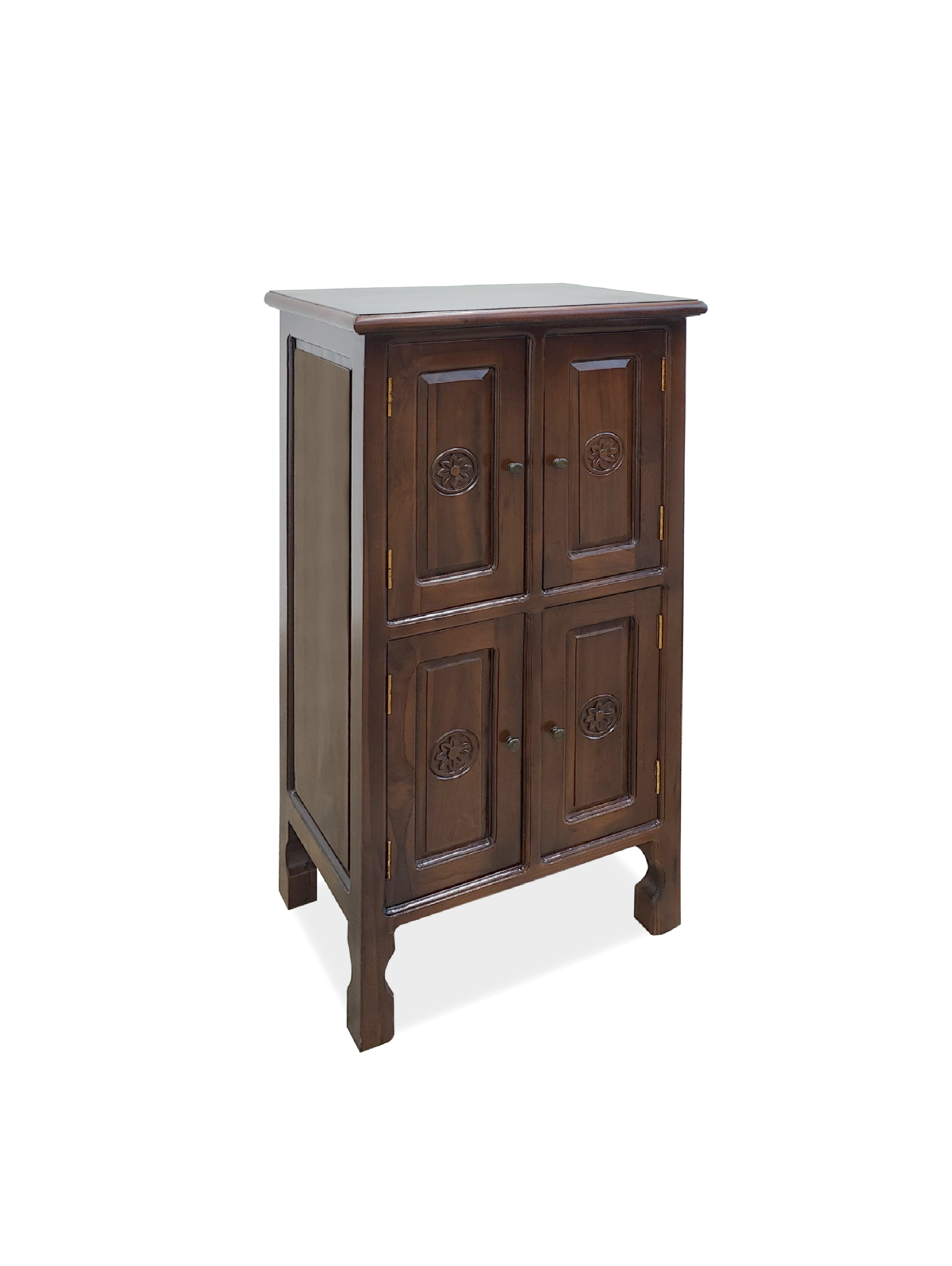 Genoveva solid Teak wooden storage Cabinet furniture singapore