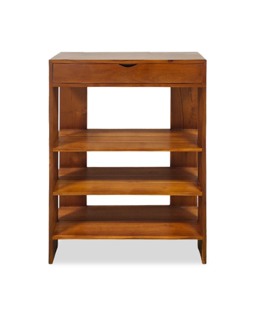 Esmond Teak Shoe Rack Furniture SG