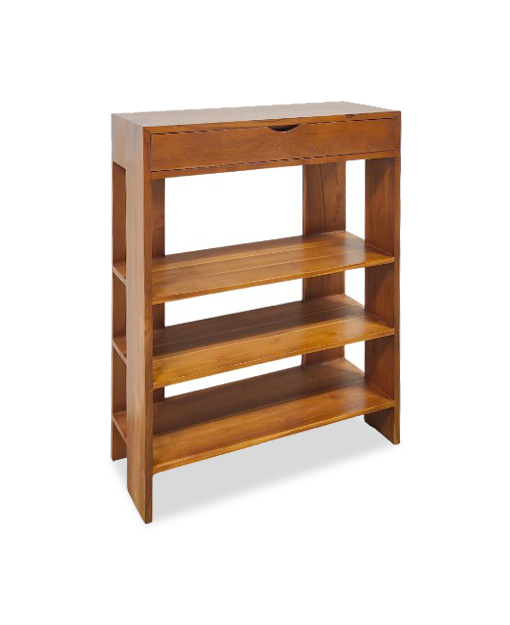 Esmond Teak Shoe Rack Wooden Furniture SG