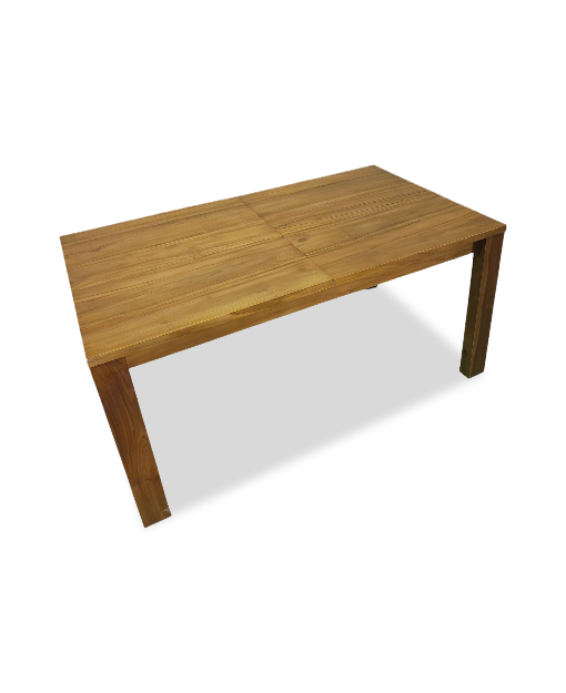 Benton Teak Wooden Extendable Dining Table Manual Furniture Sg