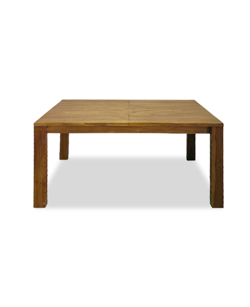 Benton Solid Teak Wooden Extendable Dining Table Manual Furniture Sg