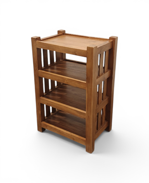 TSA9705_CUSTOM_Ivery Teak Shoe Rack (2)