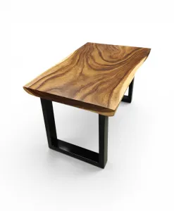 AM_ AVS0224 + AVS0234_ Brooklyn Suar Wood Table_H77 X W140 X D77-90CM (6) | Wihardja Furniture Singapore