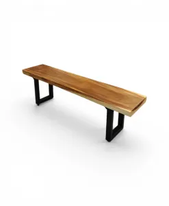 AM_AVS0154_Brooklyn Suar Wood Bench_W160 X D30-35CM (4) | Wihardja Furniture Singapore