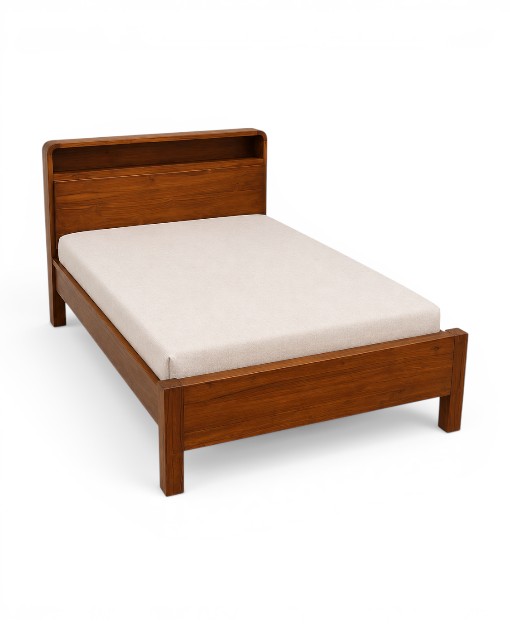 TSN1777_Frankee Teak Platform Bed Frame (2)